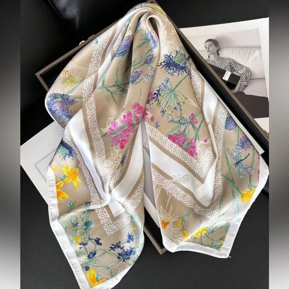 Elegant Floral Scarf S3